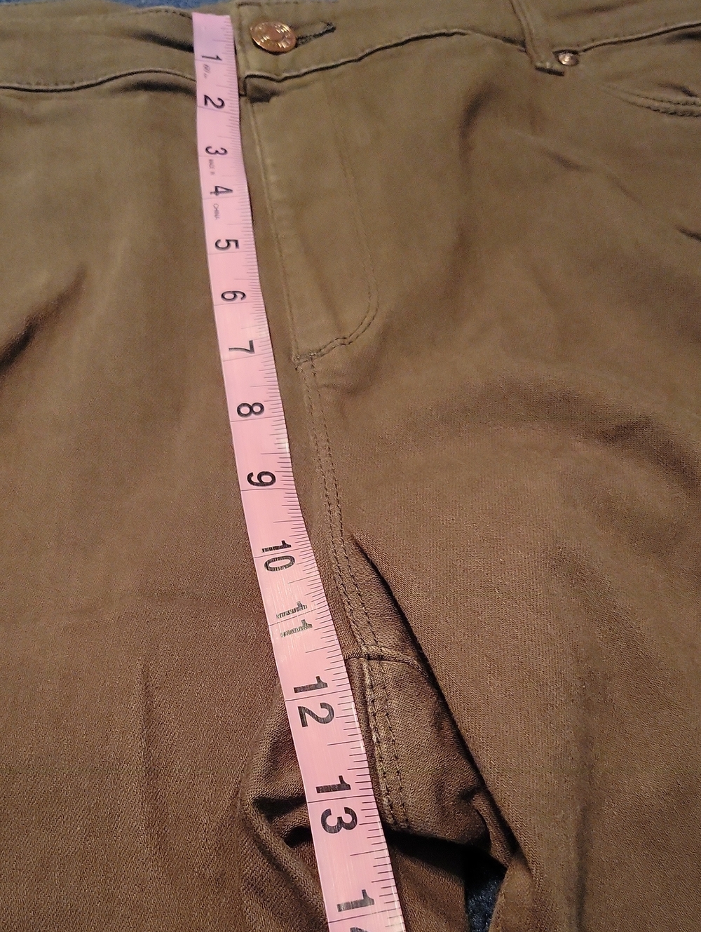 Chico's Olive Green Jeggings - Picture 6 of 7